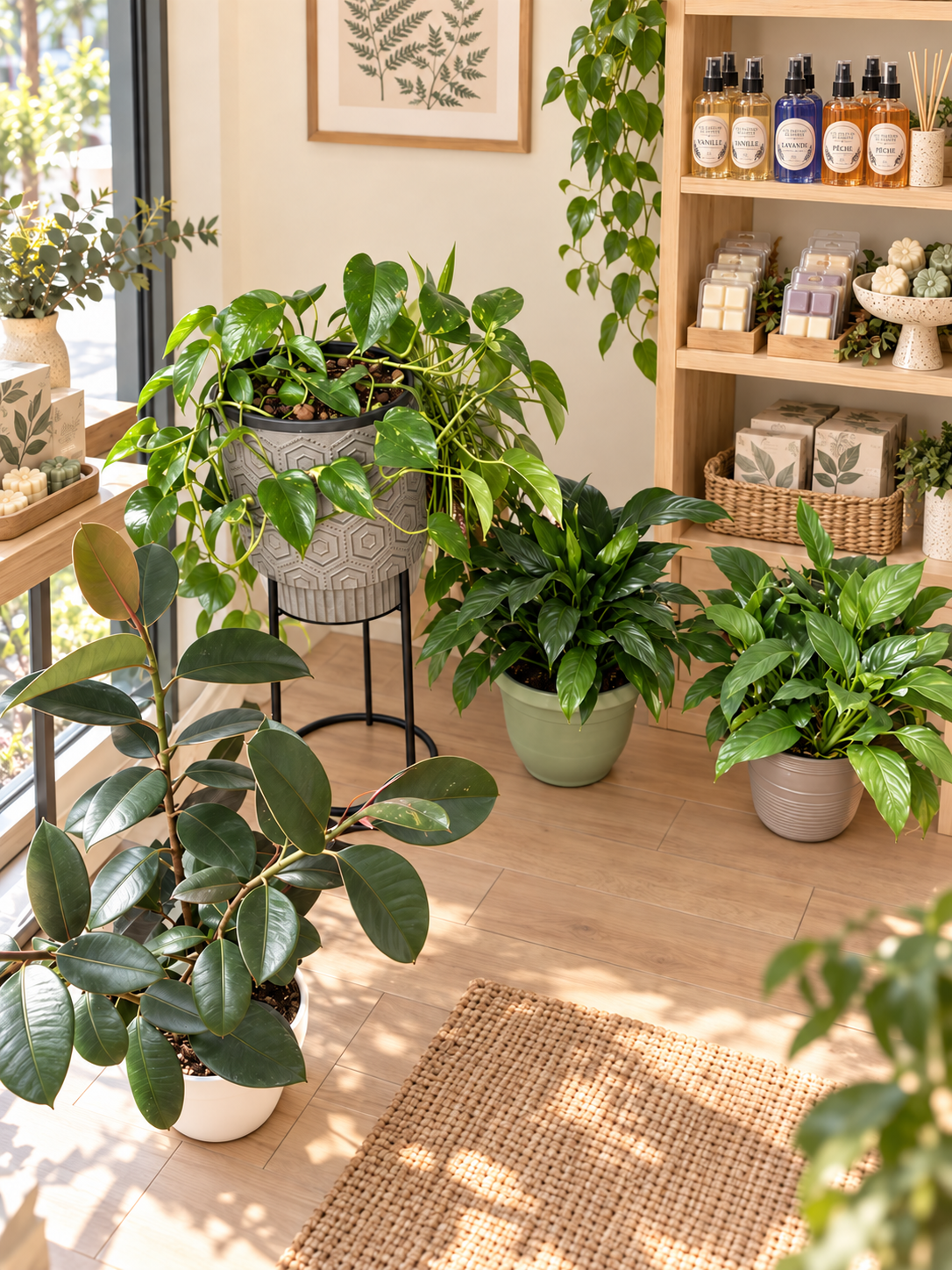 Collection de plantes d’intérieur